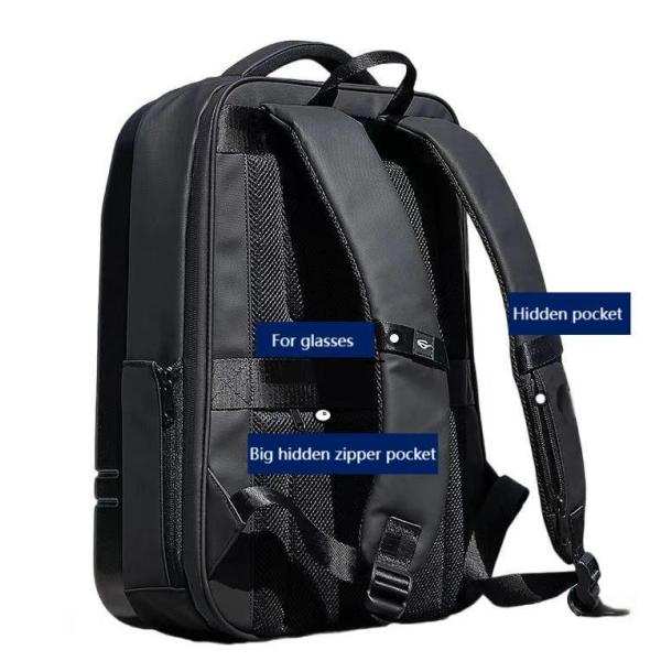 Durable Hardshell Laptop Backpack With Safety Combination Lock Weight Reducing
