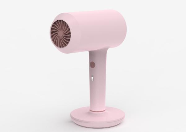 Cheap Hotel T Shaped One Button Operated Rechargeable Hair Dryers with Charging Base for sale