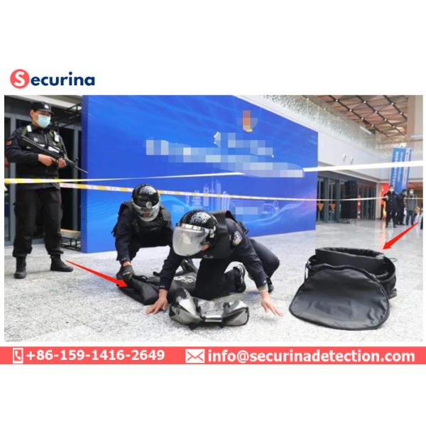 Polyester Bomb Suppression Blanket Water Resistant 50mA Explosion Proof Blanket