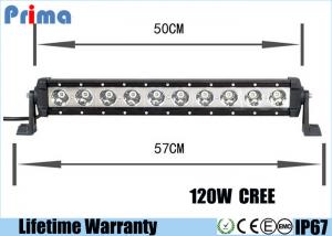 Super Bright CREE 10W Led Light Bar 26 120W Single Row Multi - Volt operation