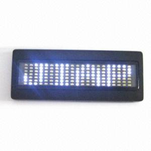 Best 2015 Programable fashion innovative mini led display badge wholesale