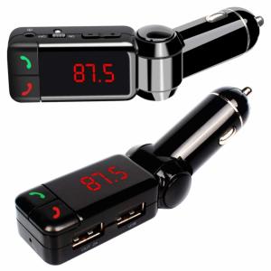China BC06 High Performance Digital Wireless Bluetooth Fm Transmitter in-Car Bluetooth Receiver Fm Radio Stereo Adapter on sale