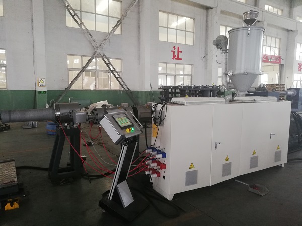 High Speed Single Wall Corrugated Pipe Machine CE Certified Long Life