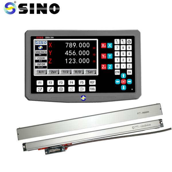 Cheap SINO SDS6-3VA DRO 3 Axis Digital Readout System Dro High Precision Optical Digital Linear Scale for sale