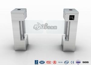 Best Access Control Card Pedestrian Security Gates Flap Barrier Gate With Bar Code wholesale