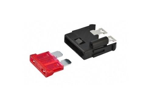 Cheap Standard PCB Mount Quick Insert Nylon Stackable Medium ATC ATO Auto Fuse Holder Block For Plug-in Automotive Fuse 1A-30A for sale