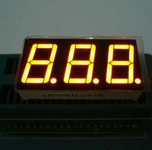 Best Triple Digit 7 Segment LED Display Yellow Color For Electric Oven / Microwave wholesale