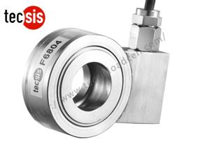 Washer Type Force Sensor Load Cell , Compression Load Sensor Transducer
