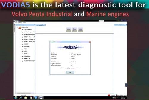 Cheap VODIA5 Auto Diagnostic Software For  Penta Industrial And Marine 1 Years Warranty for sale