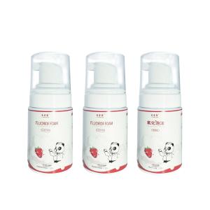 China CE 150ml Child Dental Fluoride Foam Melon Flavor With Sodium on sale
