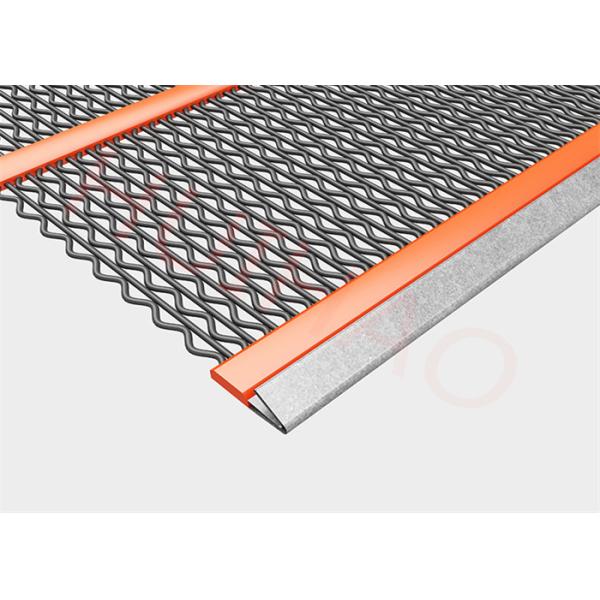 10mm Replacement Shape Self Cleaning Wire Mesh Anti Clogging For Quarrying Industry