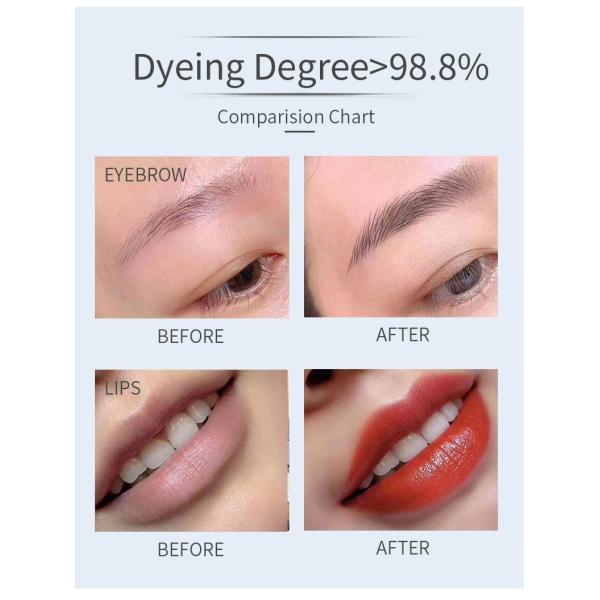 Micro Semi Permanent Makeup Pigment Lips Tattoo Ink 12 ML / Bottle