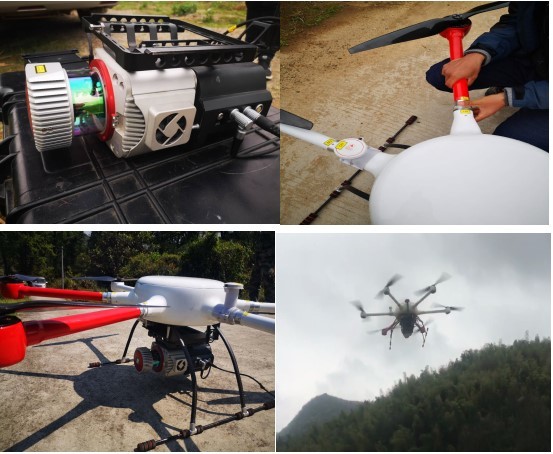 Long Range 1350m Drone Airborne LiDAR System ARS-1000L High Accuracy