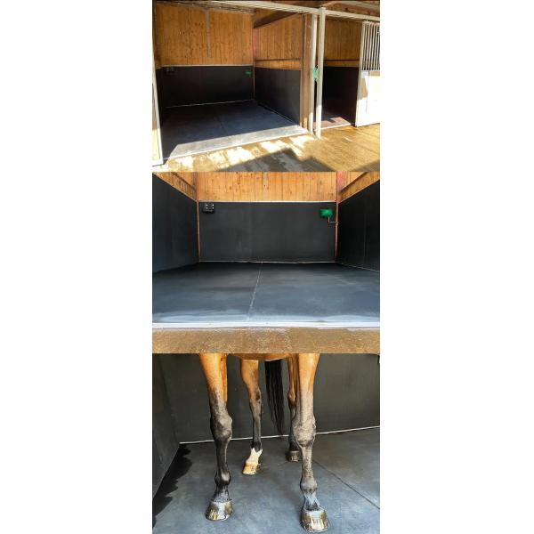 Size 25mm Horse Stable Mats Hygiene Customized Heavy Duty Rubber Mats