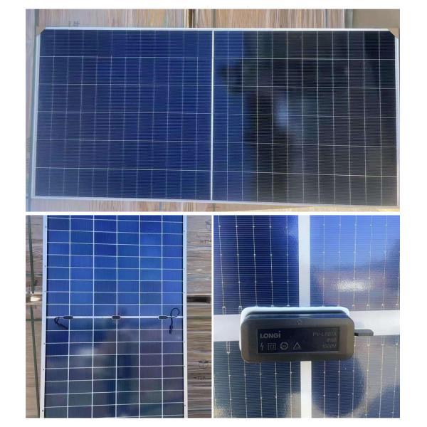 Topcon 575W 580W 585W 590W N-Type Bifacial Solar Panel for Commercial Solar System