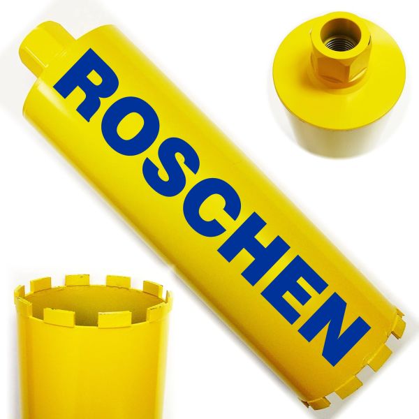 1" - 6" Diamond Core Bit Set with Industry Standard 1 1/4" Thread for Wet Coring in Concrete