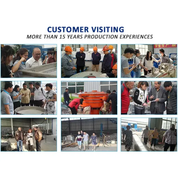 0-500mm Circular Vibratory Sifter Rotary Vibrating Sieve For Rice Bone Granule