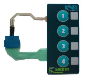 China Polyester Embossed Push Button Membrane Switch Touch Panel With Graphic Overlays on sale
