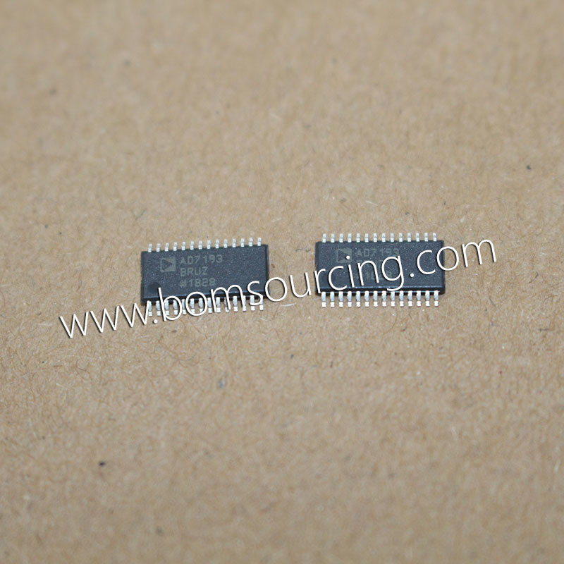 Best 4/8 Input Integrated Circuit IC Chip AD7193BRUZ 24 Bit Analog To Digital Converter 28-TSSOP wholesale