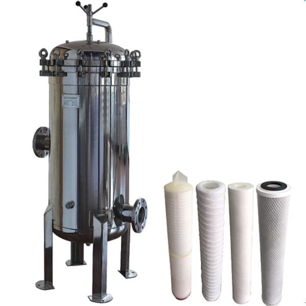 Cheap Multi PP Pleated Filter Cartridge 316L Stainless Water Filter Housing for sale