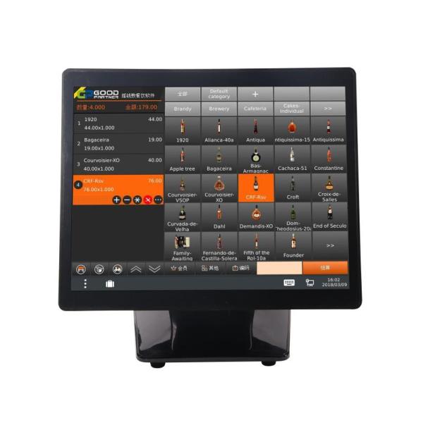 15 inch Capacitive Touch Screen Pos System for Cafeteria Win/Linux/Android All-in-One