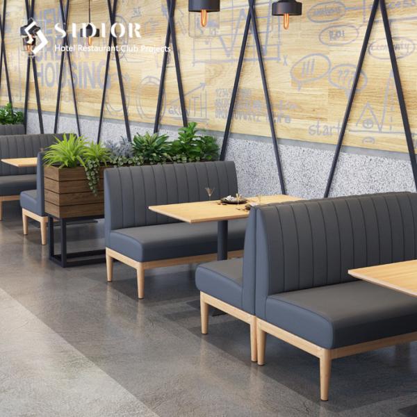 0.48 CBM Mid Century Restaurant Booth Sofa Seating