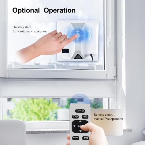 24V Cordless Robot Window Cleaner Multi Functional Smart Window Cleaning Robot