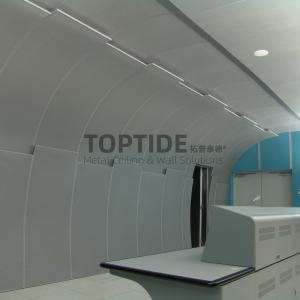 Best Tailored Curved Aluminium Panel Arched Wall Ceiling Overall Covering Material perforated metal ceiling tile wholesale