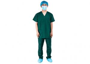 Best Hospital Medical Scrub Suits V Neck Short Sleeve Nursing Uniform wholesale
