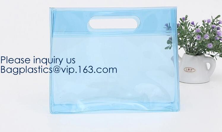 Promotion Transparent Clear Shopping Pvc Bag With Custom Print Nylon & PVC Material Combined Custom Tote Bag Shopping Ba