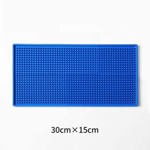 BM-006 Disposable Bar Mats Blue Rubber Counter Top Serving Mat