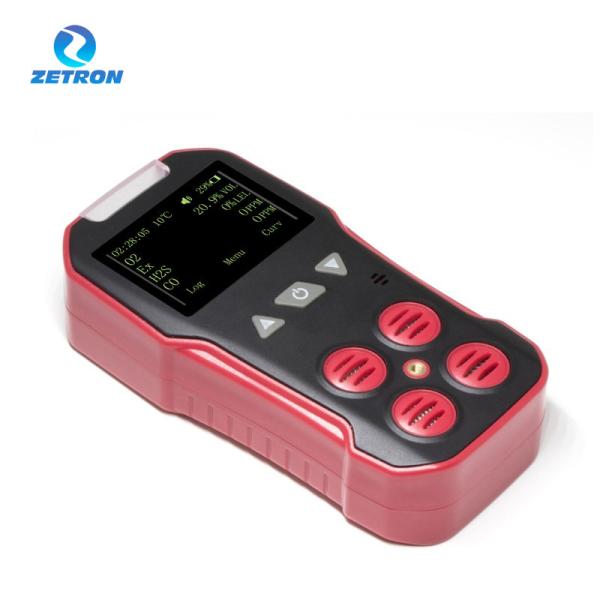 Cheap CD4 Zetron Diffusion Type Portable Multi Gas Detector CH4 H2S CO O2 For Mining Use for sale
