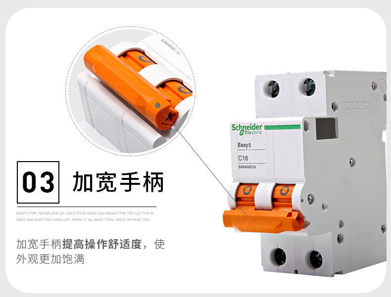 Easy9 Schneider Electric MCB Miniature Circuit Breaker 6~63A, 1P,2P,3P,4P,DPN for Circuit Protection