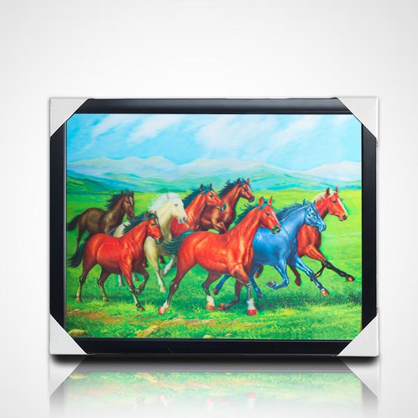 3D lenticular painting poster PET 30*40cm 5D lenticular poster tigers 3D painting with black frame for home decoration