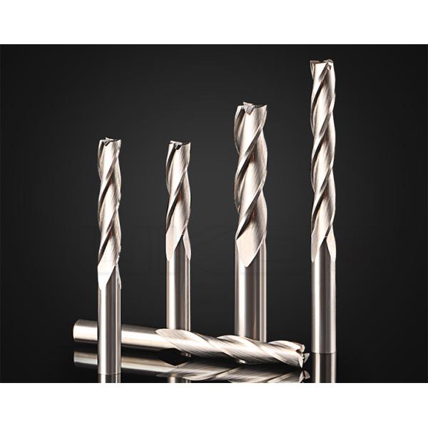 Spiral Router Bits 3 Flute Carbide End Mill With Fast Chip Removal