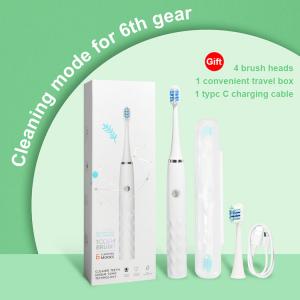 China Ultra Sonic Rechargeable Smart Timer Teeth Whitening Brush For Bathing on sale