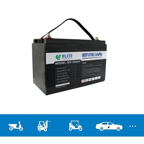 1280Wh 100Ah 12V LiFePO4 Battery Pack For Home Energy Storage