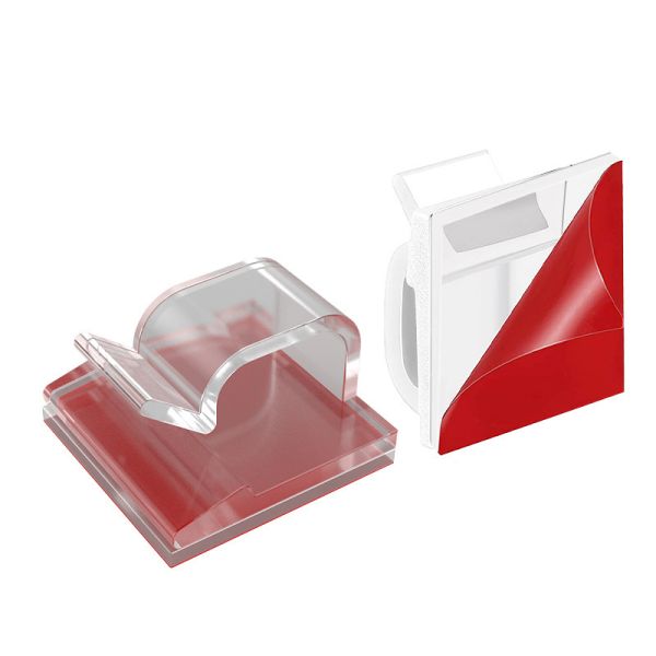 Self Adhesive Cable Cord Clip Holder C Shape OEM ODM Easy Installation
