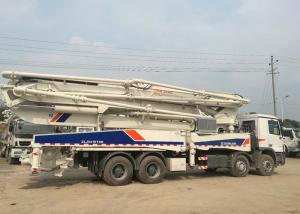 Best 52m Actros 4141 Chassis Concrete Boom Truck , Concrete Construction Equipment 150M3/H wholesale