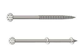 Silver Ground Screw Piles Q235 Galvanized Steel 76MM Helical Earth Anchor