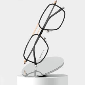 OEM Acetate Titanium Reading Glasses Customizable Anti Blue Light