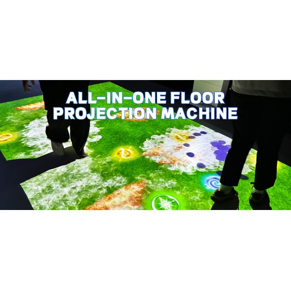 Portable Mobile Interactive Floor Projection System with 1280*800 Resolution and 110V-250V Voltage