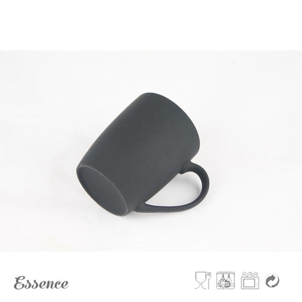 Custom Logo Bone China Soft Touch Mugs 13OZ With Silicone Coating