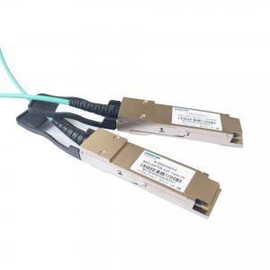 China 200G QSFP56 to QSFP56 Active Optical Cable AOC OM3 Optic Fiber Patch Cord Use For Data Center Equipment on sale