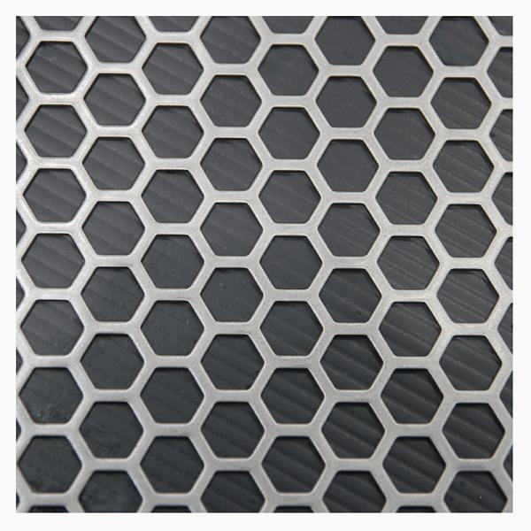 Aluminum Corrugated Perforated Sheet With Powder Coating Surface For Decoration