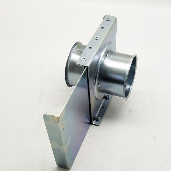 Cheap 102mm Metal Stamping Parts Sliding Damper / Blast Gate For Dust Collection for sale