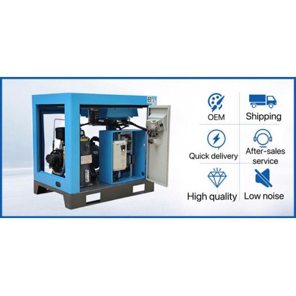 Rotary 15HP Screw Type Air Compressor Energy Saving Direct Driven