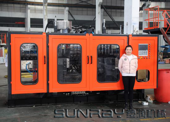 High Capacity 500ml Plastic Bottle Making Machine Full Automatic 40.5KW