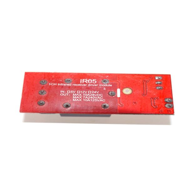 1 Channel Remote Controllor Arduino Relay Module , Self Lock Switch Relay Board Wireless IR Control 12V