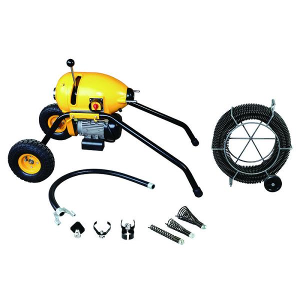 Hongli S200 Electric Sectional Cable Drain Cleaning Machine With Wheels